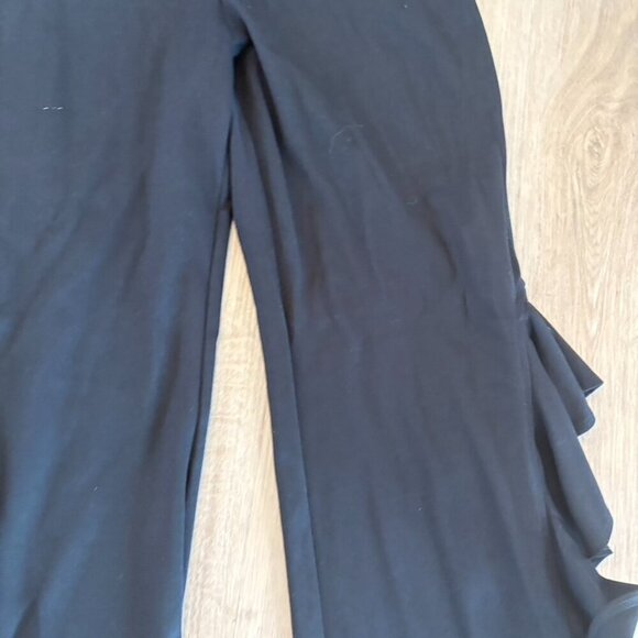 Amanda Uprichard Small ruched ruffle pants Black - Picture 4 of 8